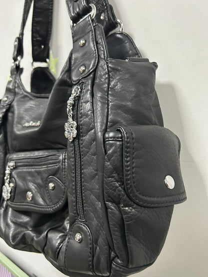 Damen-Handtasche Aus PU-Leder Mit Leopardenmuster Und Top-Handle-Design Für Alltag