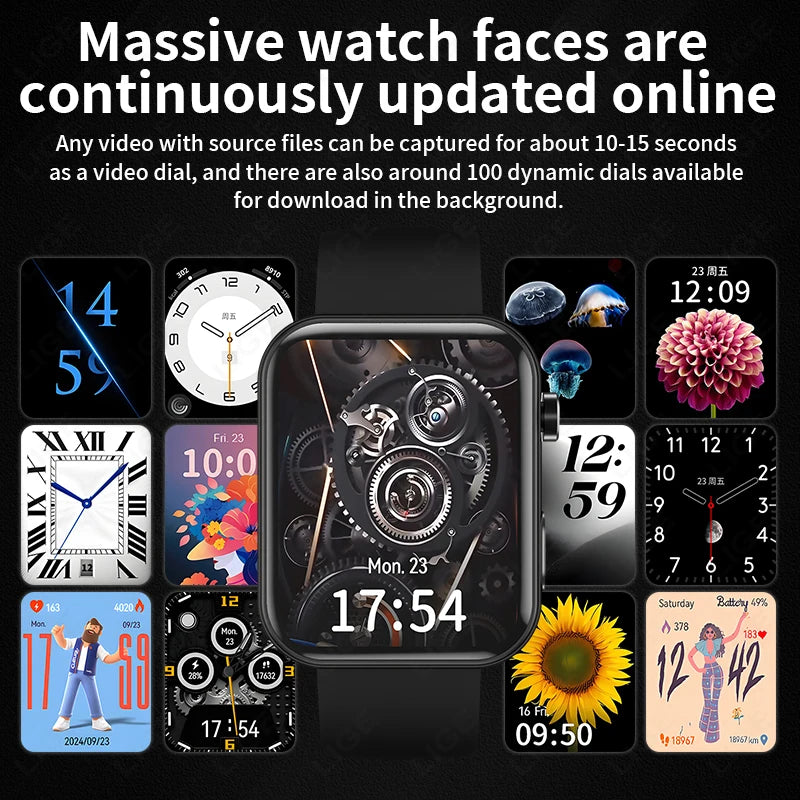 Smartwatch für Männer und Frauen mit HD Kamera und Bluetooth-Anruffunktion