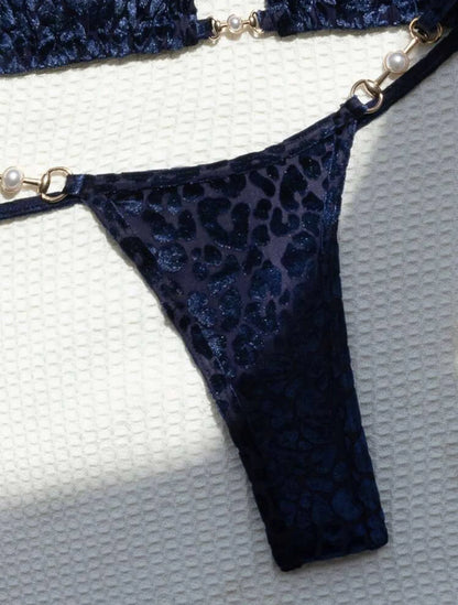Blumiger, sexy Bikini-Set für Damen – ideal für Strand und Pool