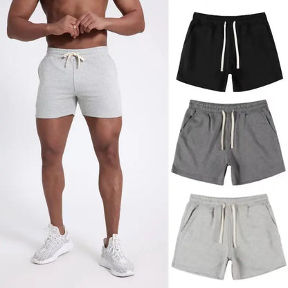 Lässige Herren-Arbeitsshorts mit mehreren Taschen und mittlerer Länge – ideal für den Sommer.
