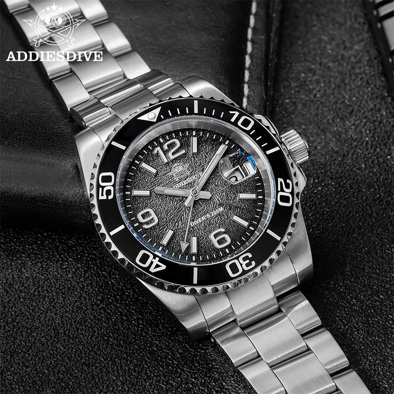 Herren-Taucheruhr 41 mm mit BGW9-Leuchtmasse und 20 Bar