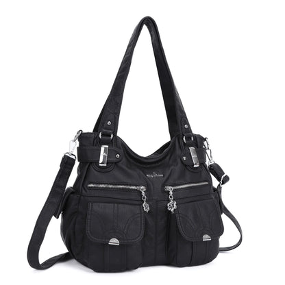 Damen-Handtasche Multifunktionale PU-Tasche Großes Fassungsvermögen Alltagsbegleiter