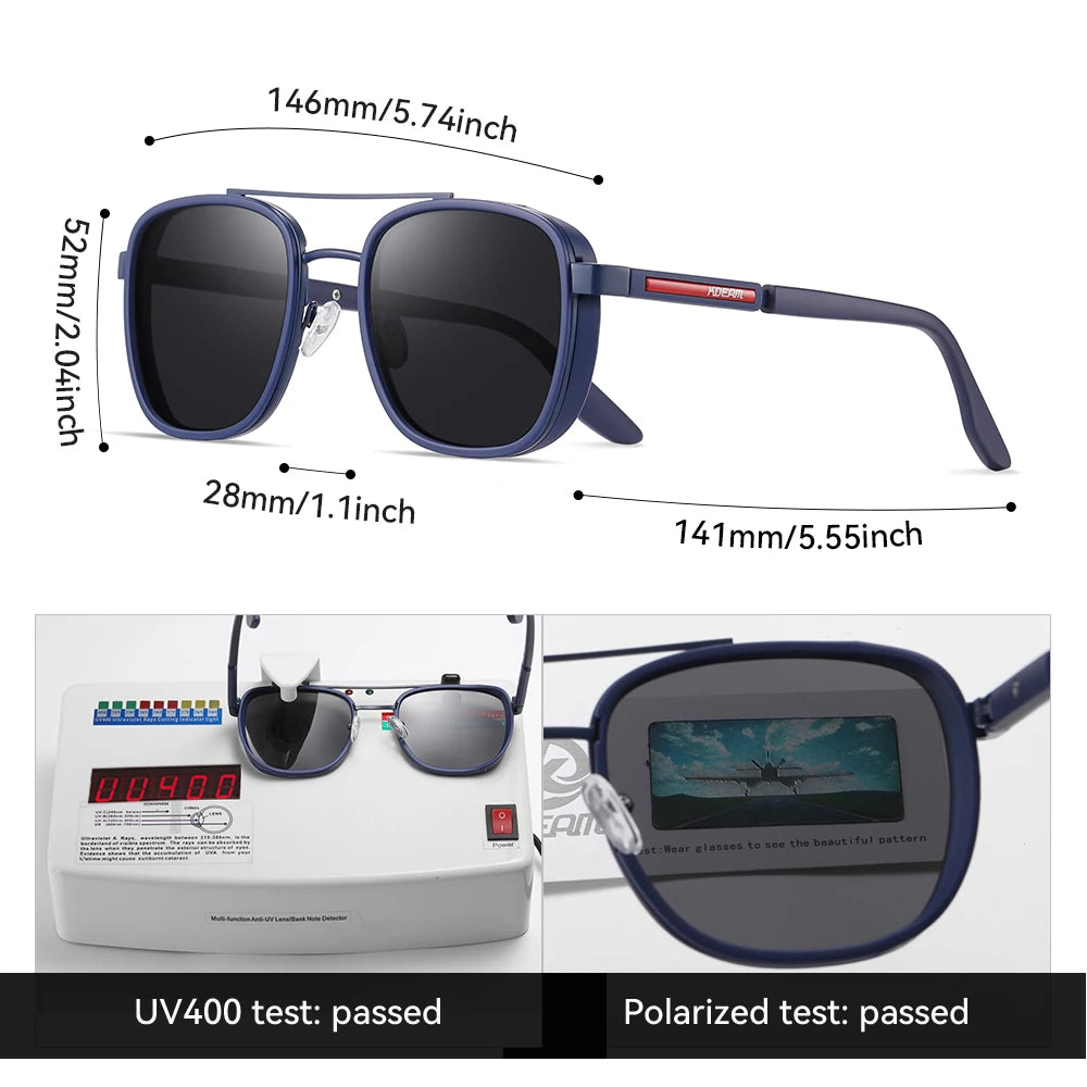 Sonnenbrille Vollrand TR90 polarisiert Angeln Fahren Herren