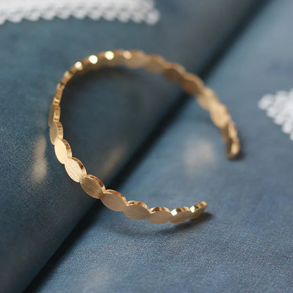 Damen-Armreif Wafer-Design gebrostet