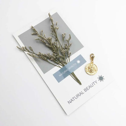 Damen-Charm-Anhänger Sternzeichen Horoskop Vintage II aus Sterlingsilber