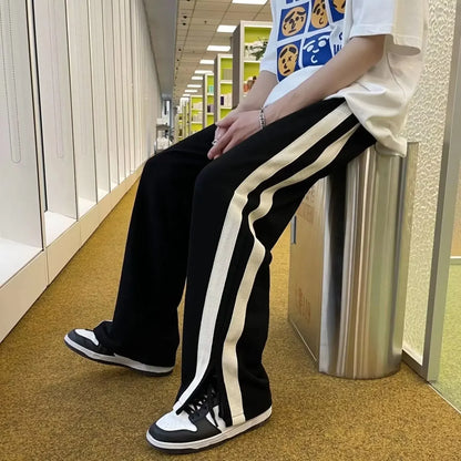 Leichte Herren-Sporthose für Frühling und Sommer – Fitness- und Freizeithose mit schmalem Beinabschluss