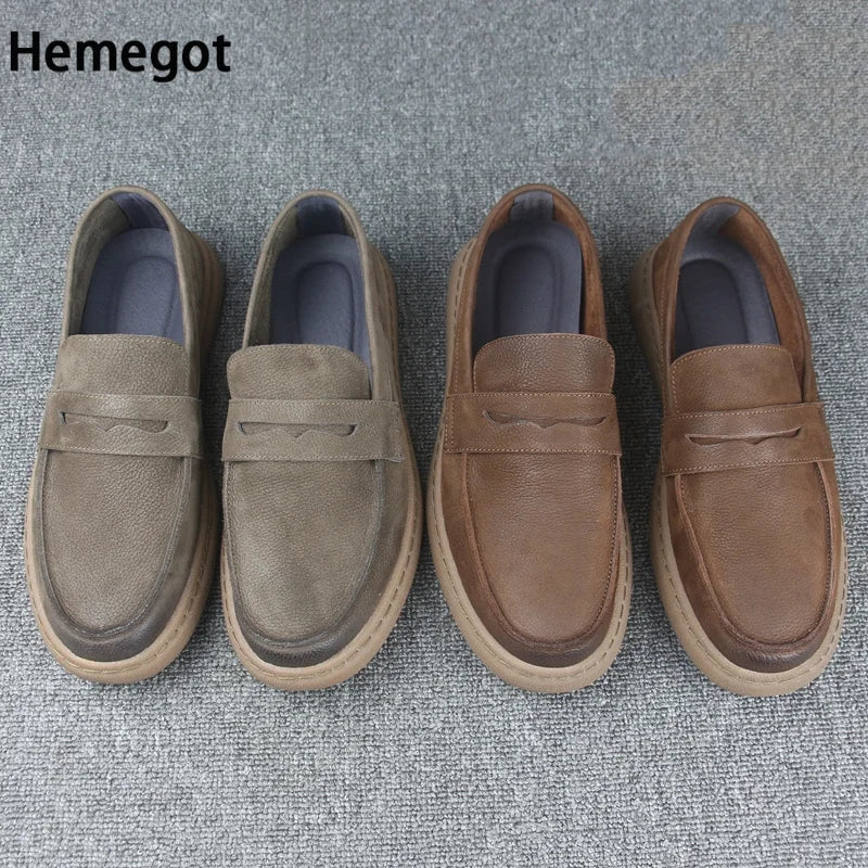 Elegante Herren-Loafer mit dicker Sohle – stilvoll & komfortabel