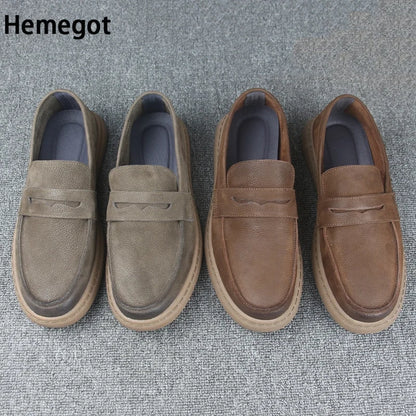 Elegante Herren-Loafer mit dicker Sohle – stilvoll & komfortabel