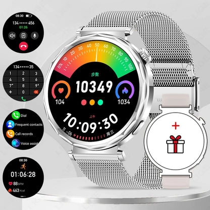 LIGE 2025, Smartwatch für Damen, voller Touchscreen, Sport-Fitness-Uhr, IP68, wasserdicht, Bluetooth, für Android iOS, Smartwatch für Damen