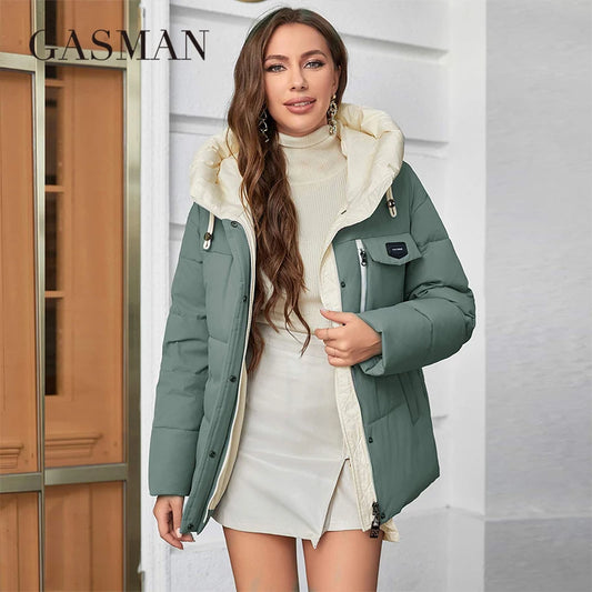 Langer Damen-Trenchcoat für den Frühling – modische, lässige Parka-Jacke in großen Größen für Damen