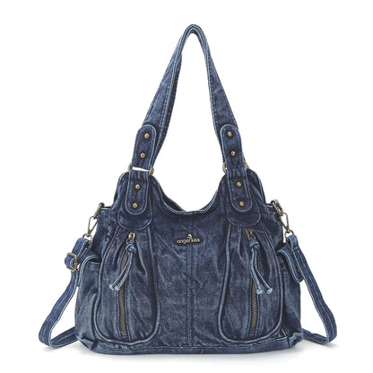 Damen-Schultertasche Aus Kunstleder Mit Leopardenmuster Und Große Kapazität Für Alltag