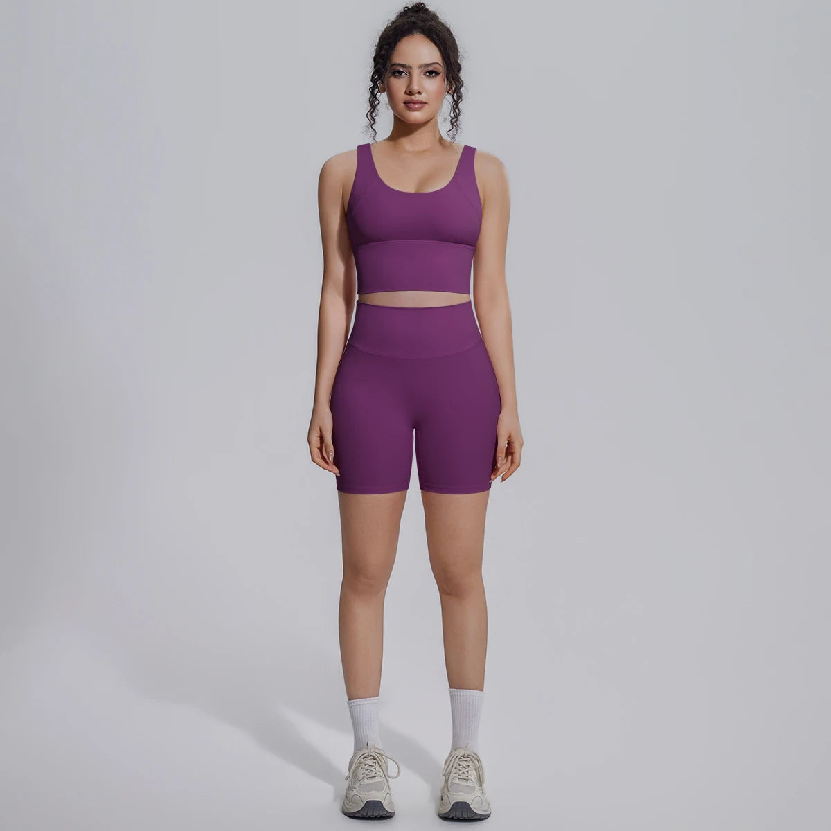 Damen Yoga Set Schnell Trocknend Hüfthebenset