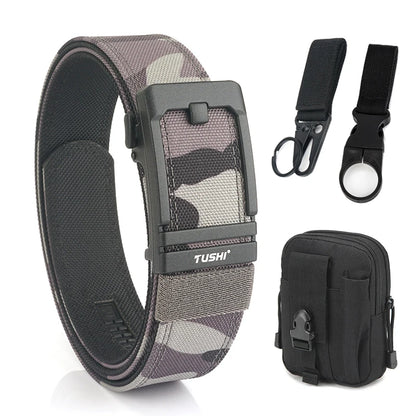 Unisex-Taktischer Gürtel aus 1100D Nylon mit Metall-Schnalle, Ideal für Airsoft-Pistolen