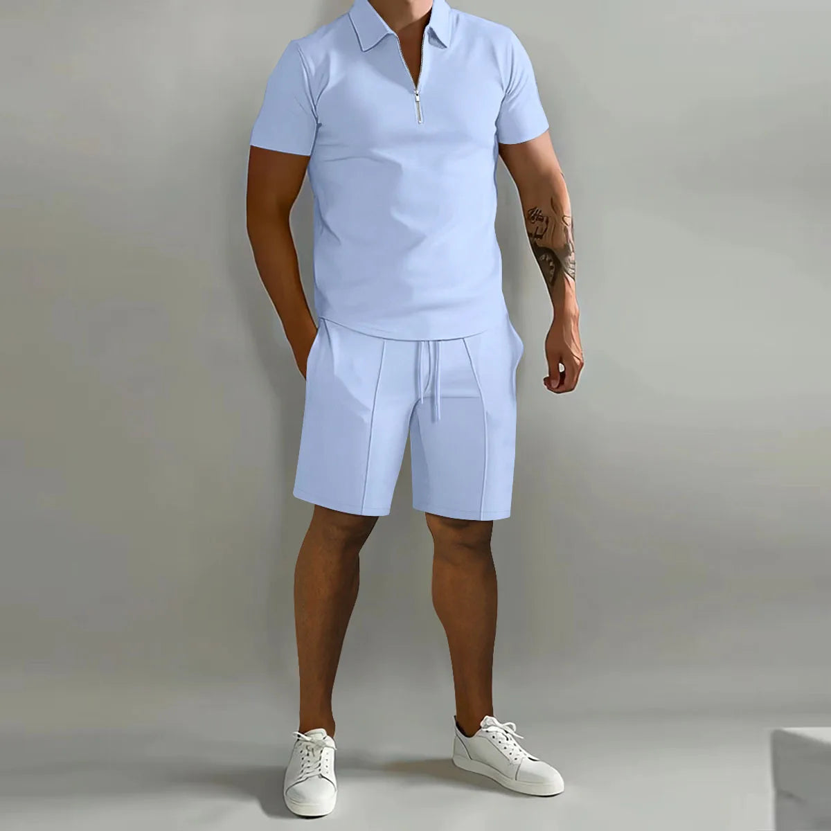 Herren T-Shirt mit Schnürung und Ösendesign – modisch und stilvoll für jeden Anlass.