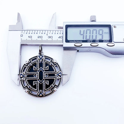 Damen-Charm-Anhänger Amulett magisch Natur Glück aus Sterlingsilber