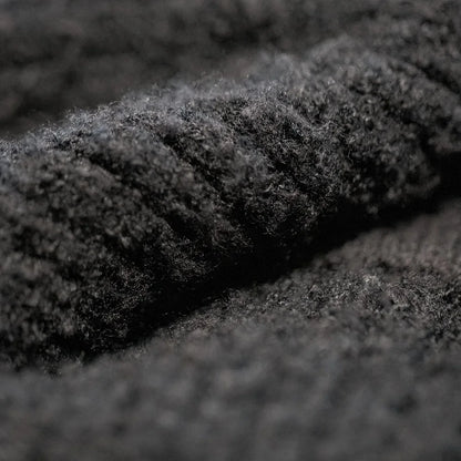 Herren Strickpullover mit Umlegekragen aus schwerem Schlaufengarn für Herbst und Winter