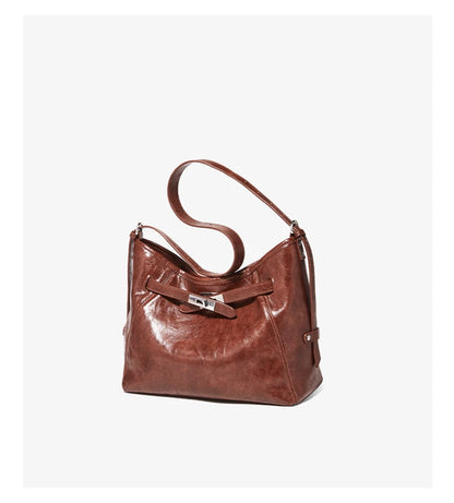 Damen Hobo Tasche Aus PU Leder Mit Großer Kapazität