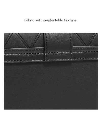 Damen Top-handle Tasche aus Split Leder mit Diamant-Gitter