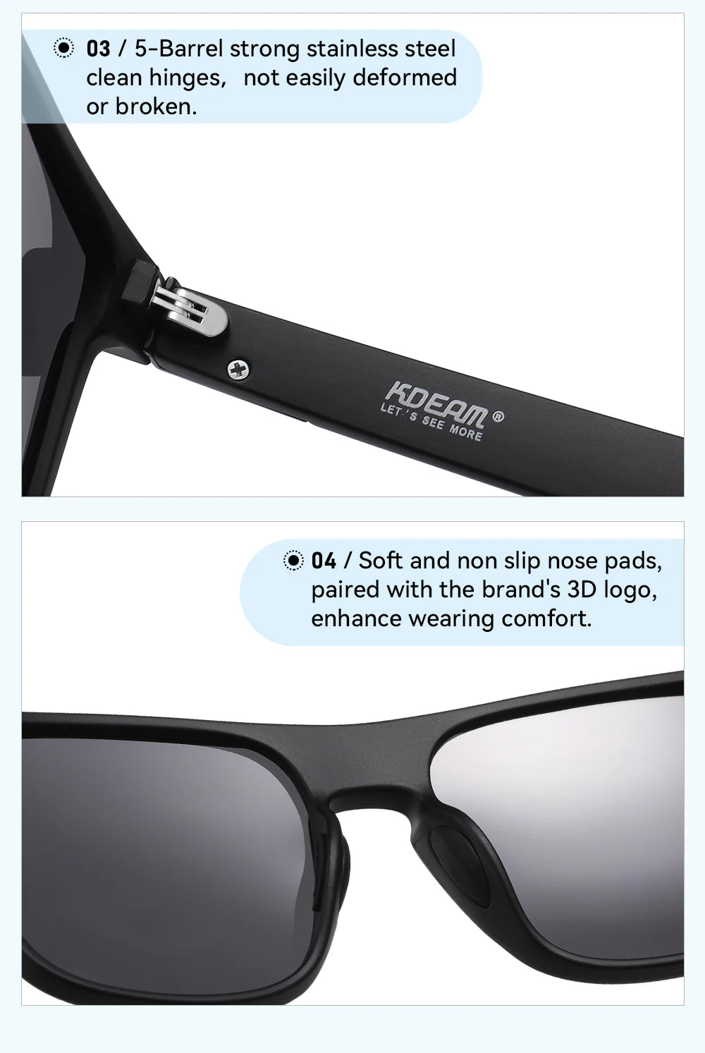 Sonnenbrille übergroß Einteiler polarisiert 153mm gebürstet Herren