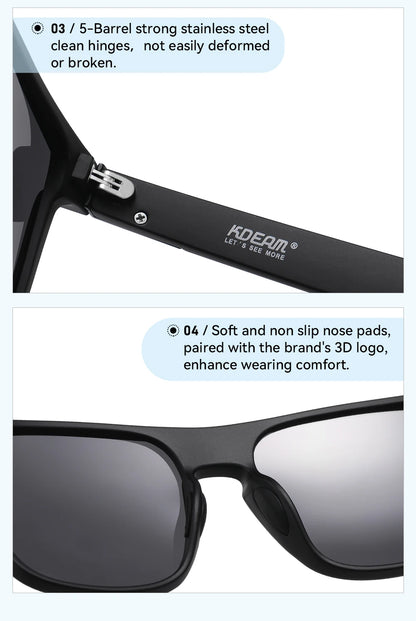 Sonnenbrille übergroß Einteiler polarisiert 153mm gebürstet Herren