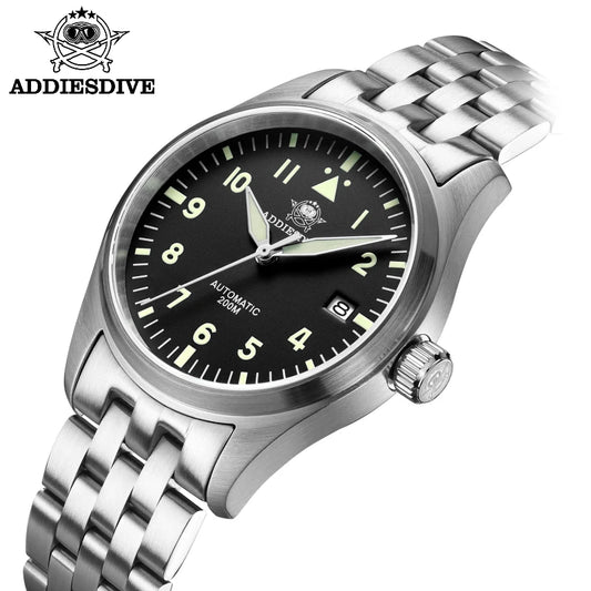 Herren-Taucheruhr mit C3-Leuchtmasse und NH35A-Automatikwerk