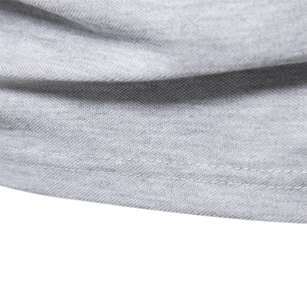 Premium Herren Langarm Polo Shirt Atmungsaktiv Und Elegant Für Business
