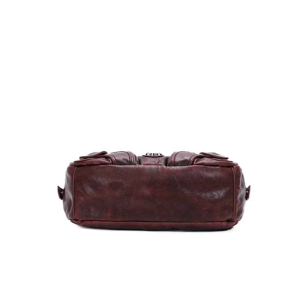 Damen-Schultertasche mit Leopardenmuster und Top-Handle Tragegriff für Alltag und Freizeit Vielseitig