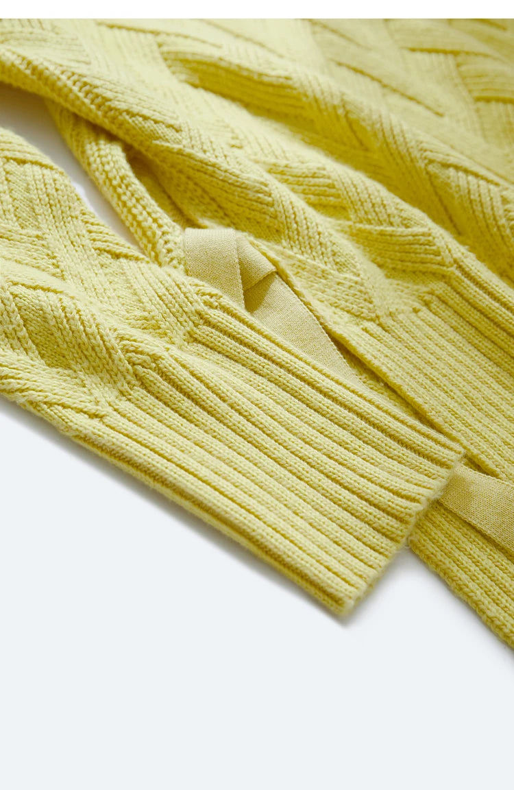 Damen-Rollkragenpullover locker Schnürung Herbst-Winter