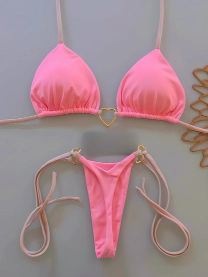 Sexy Bikini-Set mit Push-up-Effekt – Perfekt für Strand und Pool