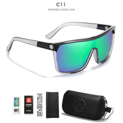 Sonnenbrille einteilig polarisiert UV400 5-Scharnier Herren