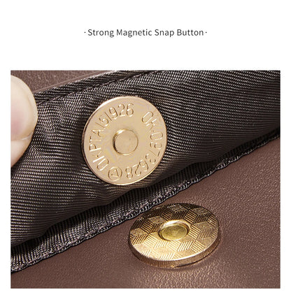 Damen-Schultertasche aus PU-Leder mit Großem Stauraum für Alltag und Beruf und Vielseitigem Einsatz