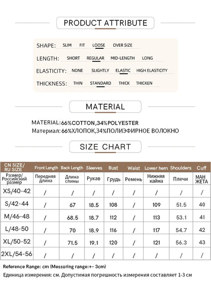 Damen T-Shirt im Minimalismus-Stil mit Taschen und elastischem O-Neck