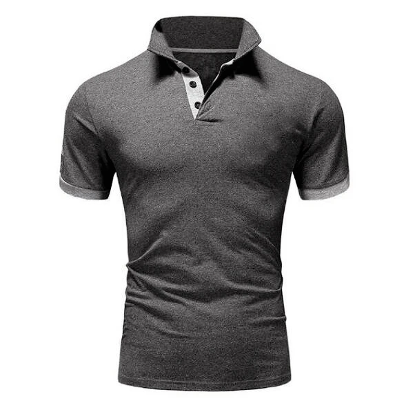 Klassisches Herren-Poloshirt mit amerikanischem Revers, Knopfleiste und langen Ärmeln – ideal für den Herbst