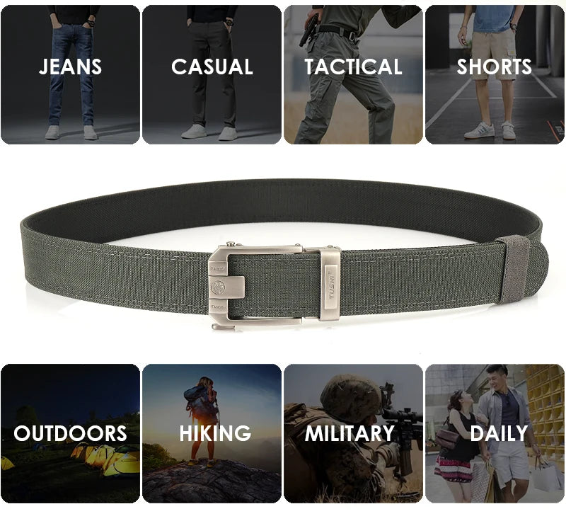 Herren-Taktischer Gürtel Aus 1100D Nylon Mit Robuster Metallschnalle Für Outdoor, Militär Und Arbeit