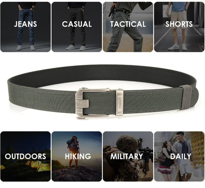 Herren-Taktischer Gürtel Aus 1100D Nylon Mit Robuster Metallschnalle Für Outdoor, Militär Und Arbeit