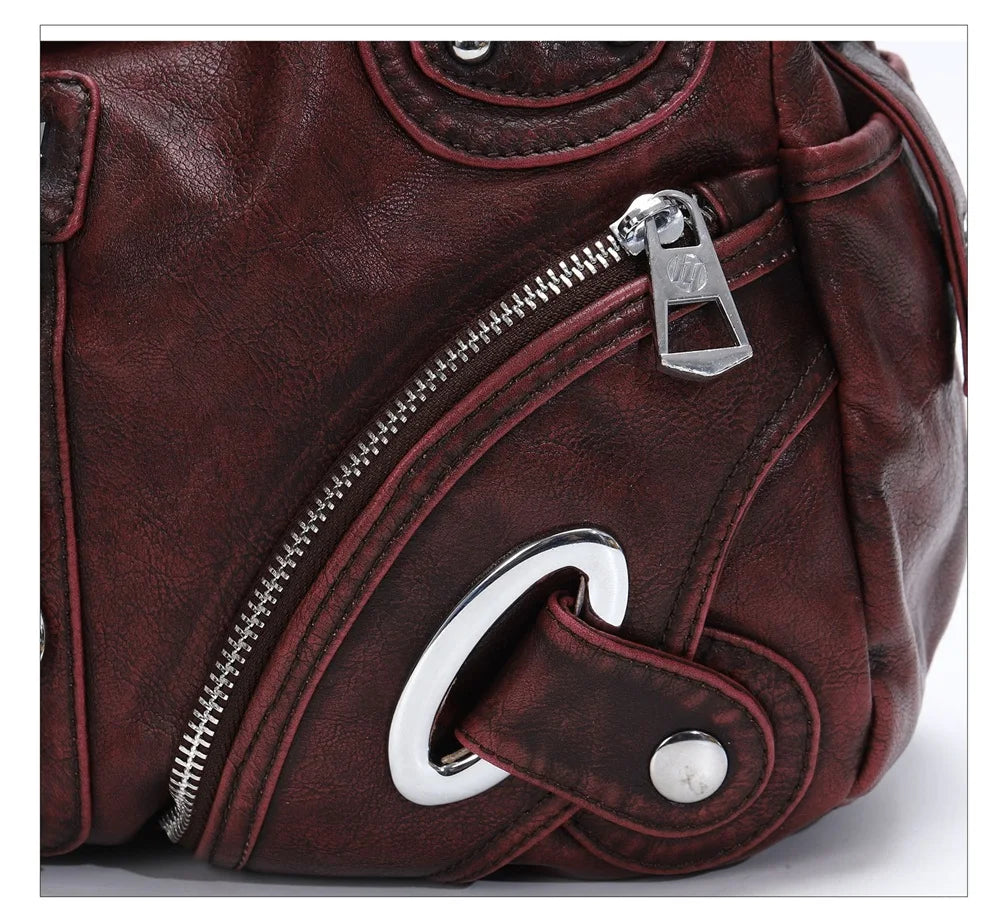 Damen-Schultertasche mit Leopardenmuster und Top-Handle Tragegriff für Alltag und Freizeit Vielseitig