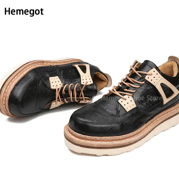 Schnürschuhe aus Echtleder für Herren – klassisch & bequem