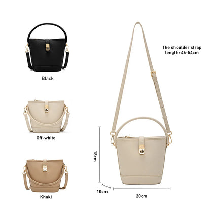 Damen Handtasche aus PU-Leder mit Crossbody Schultertasche