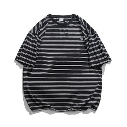 Herren T-Shirt aus Bambus-Mesh und Eisseide mit Rundhalsausschnitt – Kurzarm-Sommeroberteil
