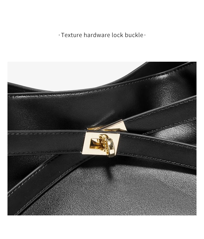 Damen Schultertasche aus Kunstleder mit großer Kapazität