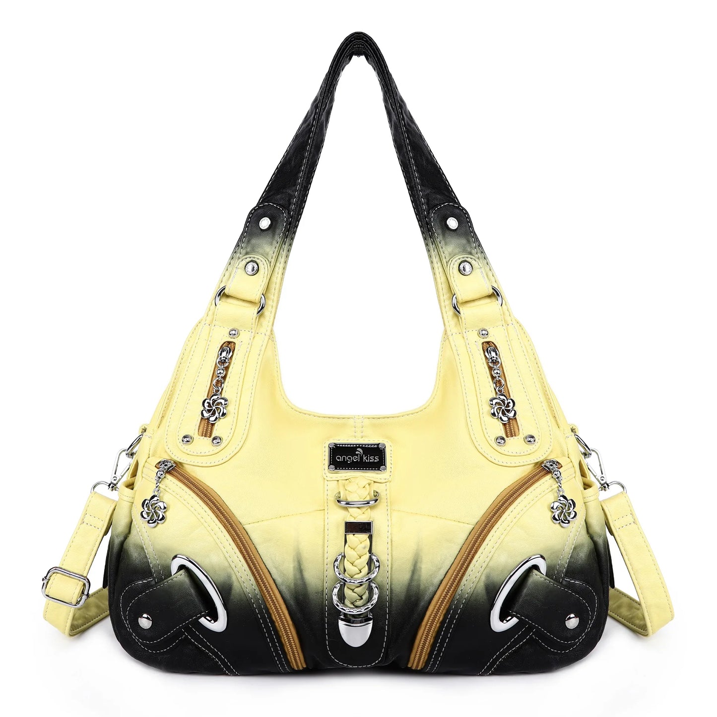 Damen-Handtasche Tie-Dye Muster und weiches Obermaterial Alltagsbegleiter für Alltag und Freizeit