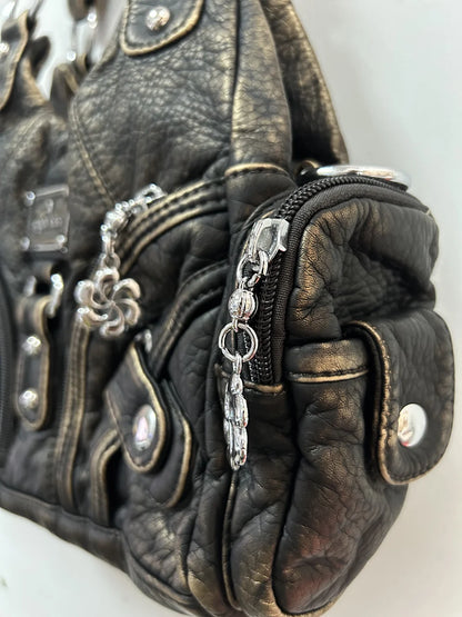 Damen-Handtasche Rosa Mit Reißverschluss Und Mehrfach-Innentaschen Für Alltag Und Freizeit