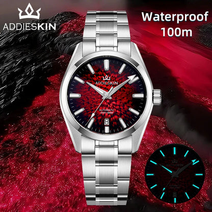 Herren-Taucheruhr mit Automatikwerk und Saphirglas