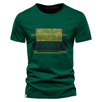 Herren T-Shirt aus Baumwolle im modischen Design für den Sommer