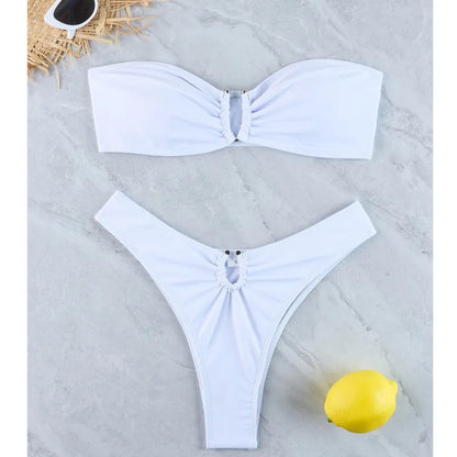 Sexy Bikini-Set für Damen mit brasilianischem Schnitt – ideal für Strand und Pool
