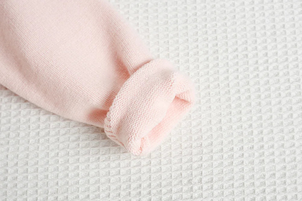 Mädchen Pullover Set mit bunten Pailletten und Tutu Röcken in Pink und Weiß