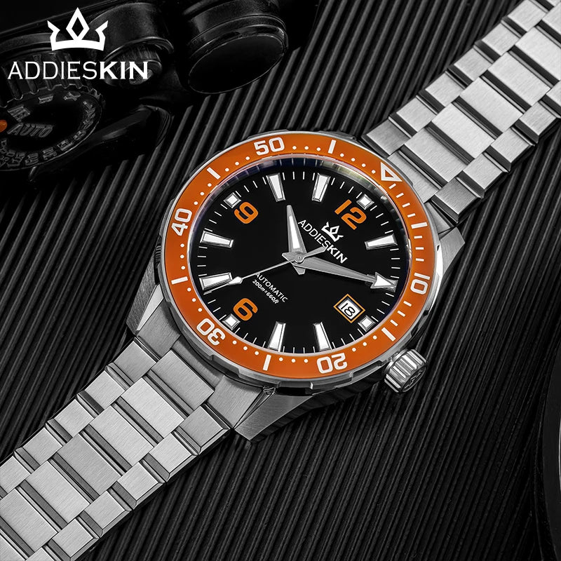 Herren-Premium-Automatikuhr 40 mm mit Japan-9015-Werk