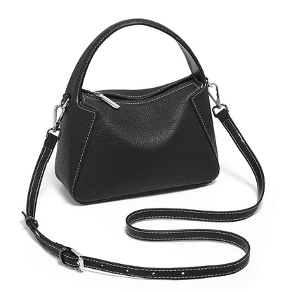 Damen-Handtasche aus Rindleder Kompakt Crossbody für Beruf und Alltag Hochwertig Verarbeitet