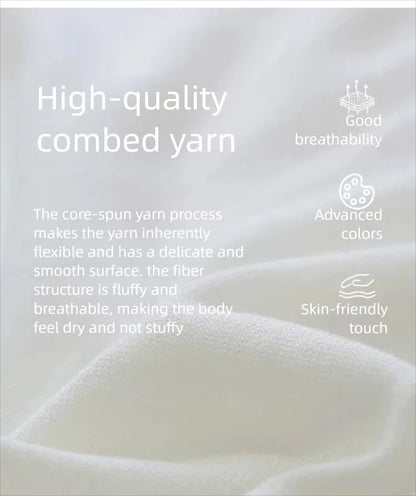 Strickpolo-Top in hellem Creme, Kurzarm mit Knopfleiste am Kragen