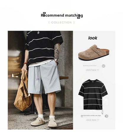 Herren Shorts im Sommer-Stil mit UPF 50+ und elastischem Bund